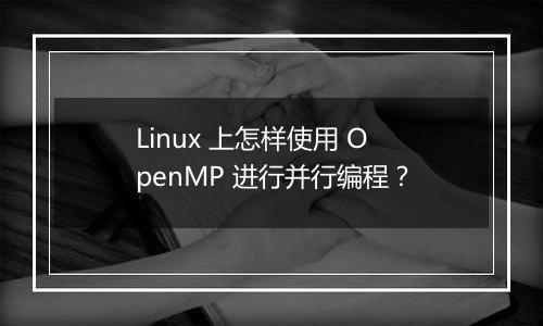 Linux 上怎样使用 OpenMP 进行并行编程?