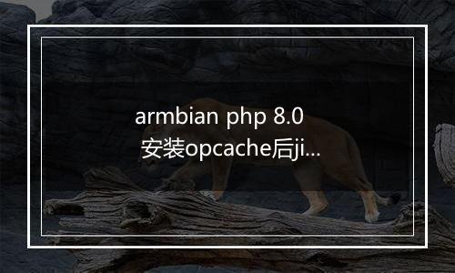 armbian php 8.0 安装opcache后jit一直not available