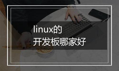 linux的开发板哪家好