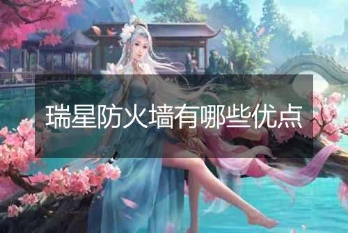 瑞星防火墙有哪些优点