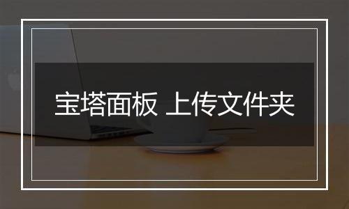 宝塔面板 上传文件夹