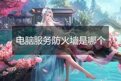 电脑服务防火墙是哪个