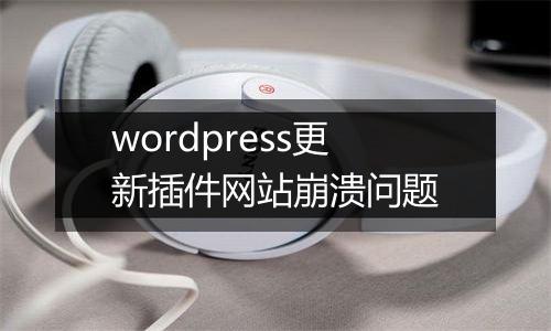 wordpress更新插件网站崩溃问题