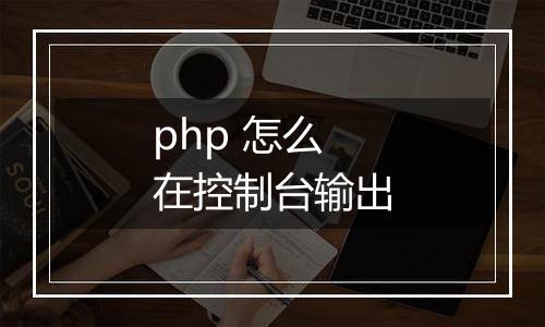 php 怎么在控制台输出