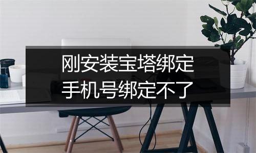 刚安装宝塔绑定手机号绑定不了