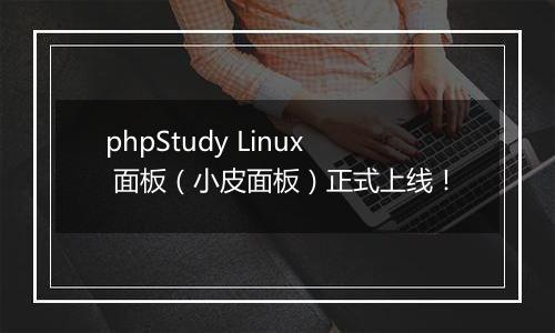 phpStudy Linux 面板(小皮面板)正式上线!