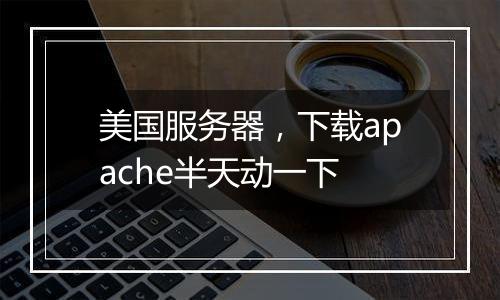 美国服务器,下载apache半天动一下