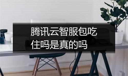 腾讯云智服包吃住吗是真的吗