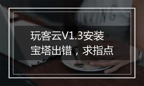 玩客云V1.3安装宝塔出错,求指点