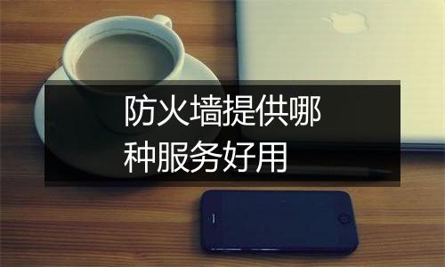 防火墙提供哪种服务好用