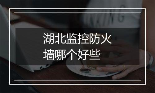 湖北监控防火墙哪个好些