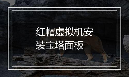 红帽虚拟机安装宝塔面板